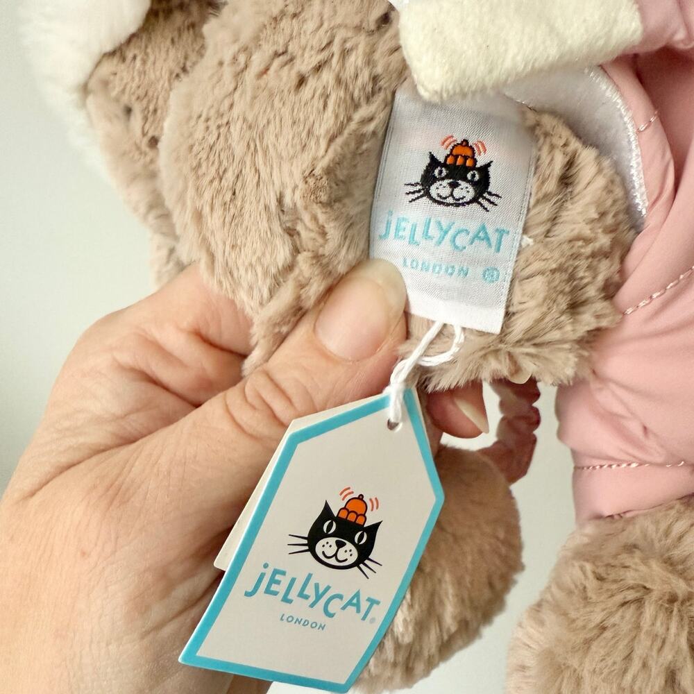 AUTHENTIC Jellycat Snow Suit Bunny & Bear Set of 2 NWT - Fast Shipping! - Picture 4 of 7